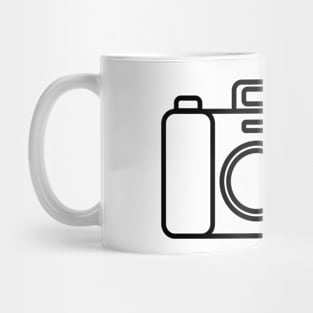 Photographer logo print Mug